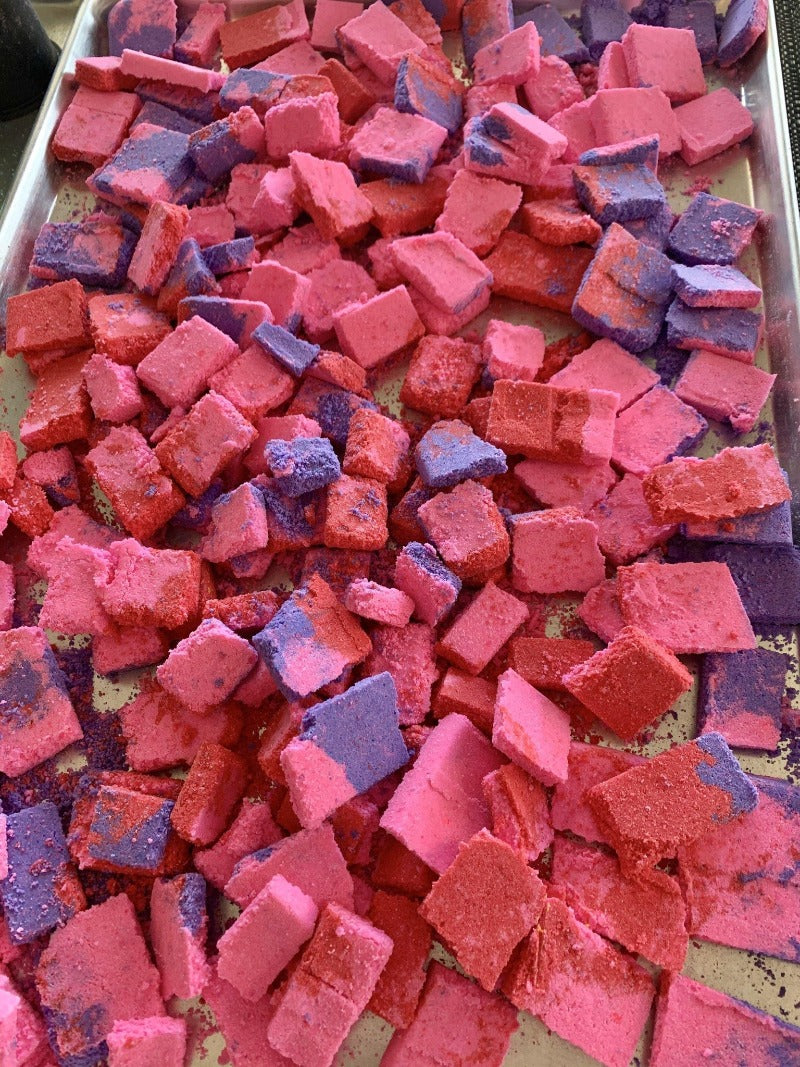 Black Raspberry Vanilla Bath Bomb Crumble